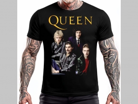 Queen - čierne p&aacute;nske tričko 100%bavlna